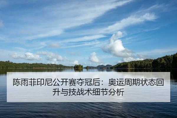 陈雨菲印尼公开赛夺冠后：奥运周期状态回升与技战术细节分析